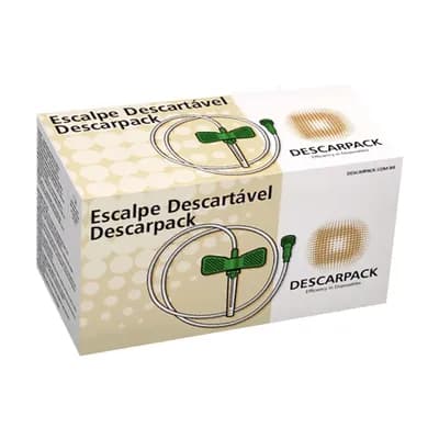 SCALP DESCARTÁVEL LOCK C/100UN DESCARPACK