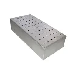 Estojo de Inox perfurado 42 x 18 x 9cm
