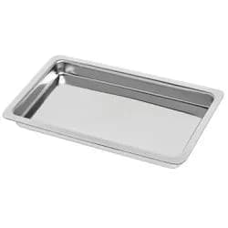 Bandeja de Inox Retangular 42x30x02cm