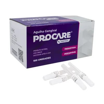 AGULHA GENGIVAL C/100 UN PROCARE