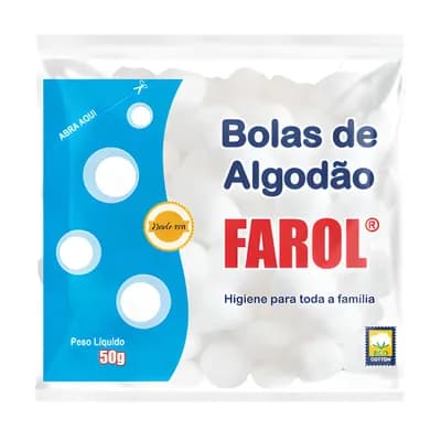 ALGODÃO EM BOLA HIDRÓFILO FAROL