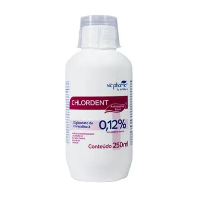 ANTISSEPTICO BUCAL SEM ÁLCOOL 0,12% CHLORDENT VIC PHARMA