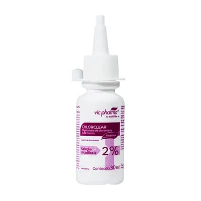 CLOREXIDINA ALCOÓLICA 2% CHLORCLEAR ANTISSÉPTICO VICPHARMA