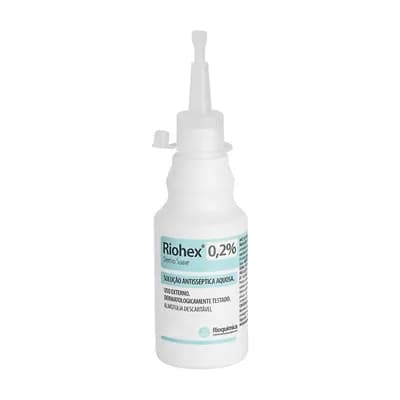 CLOREXIDINA AQUOSA RIOHEX 0,2% DERMO SUAVE RIOQUÍMICA