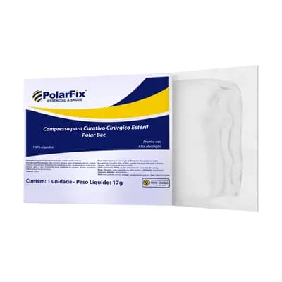 COMPRESSA PARA CURATIVO CIRÚRGICO ESTÉRIL POLAR BEC POLARFIX