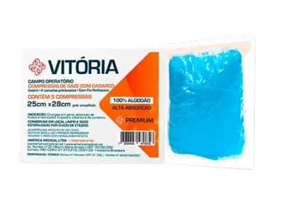 Campo Operatório Vitoria Estéril 25x28 5 Unidades - América