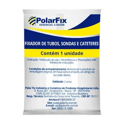 FIXADOR DE TUBOS E SONDAS NASAL NÃO ESTÉRIL POLARFIX