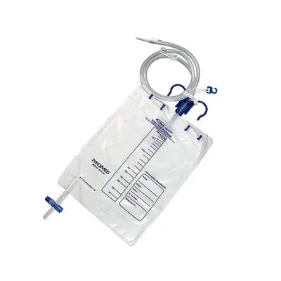 Bolsa Coletora de Urina com Válvula Anti-Refluxo de 2000ml da Labor Import - Unidade