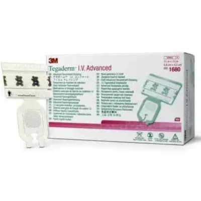 Curativo Transparente Tegaderm IV 3,8X4,5 C/100 1680 HB004805469