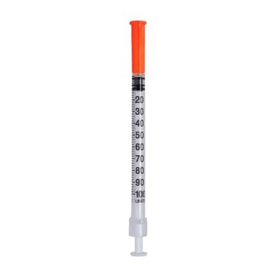 SERINGA INSULINA COM AGULHA FIXA ESTÉRIL UNIQMED