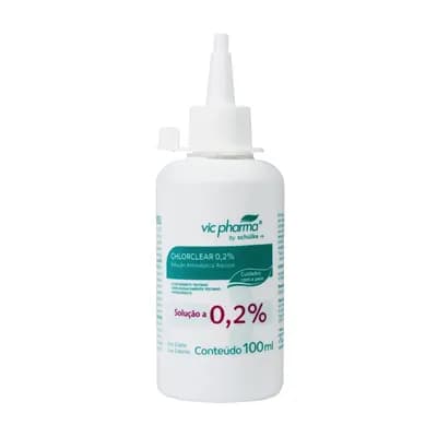 SOLUÇÃO ANTISSÉPTICA AQUOSA CHLORCLEAR 0,2% VICPHARMA