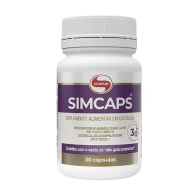 SUPLEMENTO ALIMENTAR INTESTINAL PROBIÓTICO ESSENCIAL SIMCAPS VITAFOR
