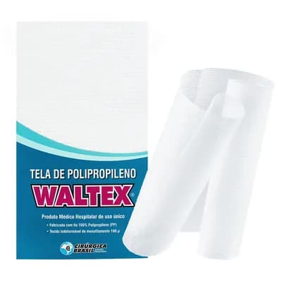 TELA CIRÚRGICA DE POLIPROPILENO MARLEX INORGÂNICA WALTEX