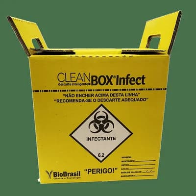 Clean Box®Infect Coletor para Materiais Perfurocortantes