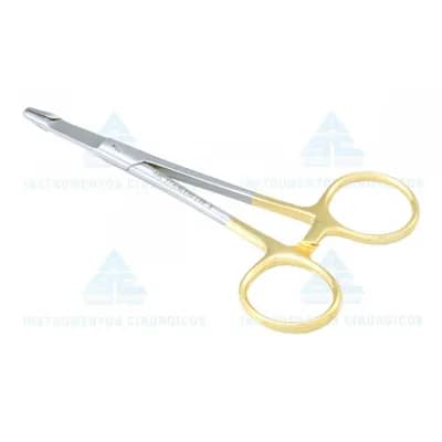 Porta Agulha Olsen Hegar 14 cm com Widea para Sutura - ABC