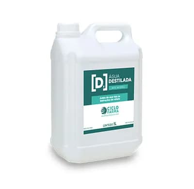 Água Destilada Para Autoclave (Não estéril) 5000 ml - Ciclo Farma