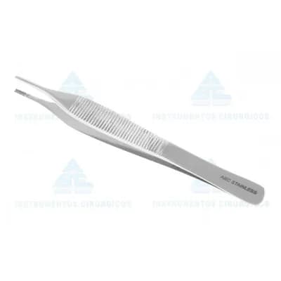 Pinça Adson Brown 9x9 Dentes 12 cm para uso geral - ABC