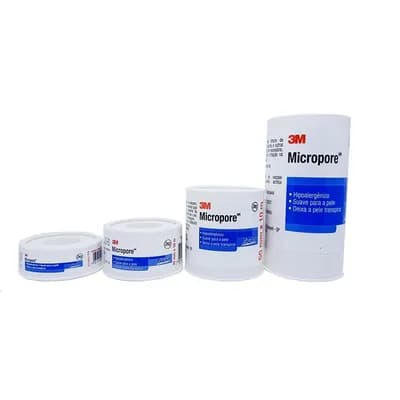 Fita Micropore Branca - 3M