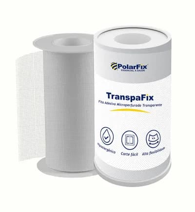 TranspaFix – Fita Adesiva Microperfurada Transparente Polar Fix