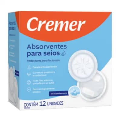 Absorventes Para Seios 12X12 CX/12UN