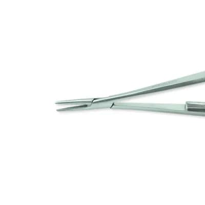 Porta Agulha Castroviejo c/ Trava Reto 16 cm c/ Vídea