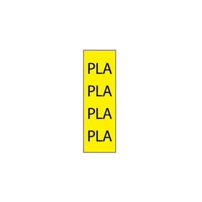 Fita Adesiva 1/4 PLA Amarela/Preta