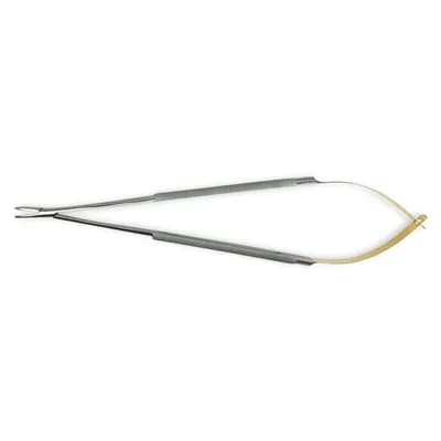 Porta Agulha Castroviejo s/ Trava Curvo 22 cm c/ Vídea