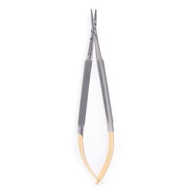 Porta Agulha Castroviejo s/ Trava Reto 20 cm c/ Vídea