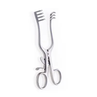 Afastador Weitlaner 3 x 4 Garras Agudas - 20 cm
