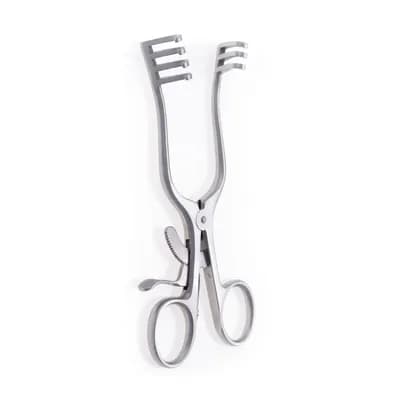 Afastador Weitlaner 3 x 4 Garras Rombas - 20 cm