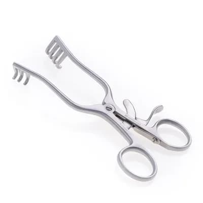 Afastador Weitlaner 2 x 3 Garras Rombas - 11 cm
