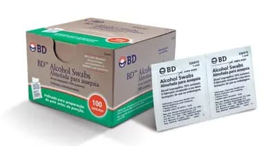 Alcohol Swabs 70% com 100 sachês 326915