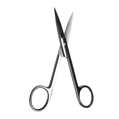 Tesoura Cirúrgica Fina/Fina Reta 16 cm