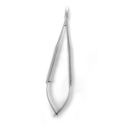 Tesoura Castroviejo 14 cm Reta Lâmina 15mm