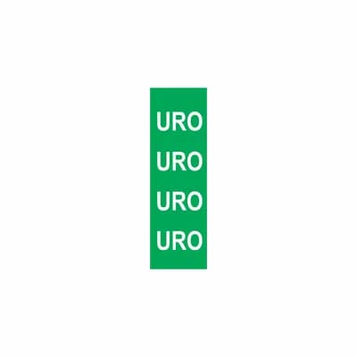 Fita Adesiva 1/4 URO Verde / Branco