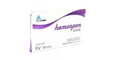 Esponja Hemostática 10 x 80 x 125 (Gelfom) - Technew