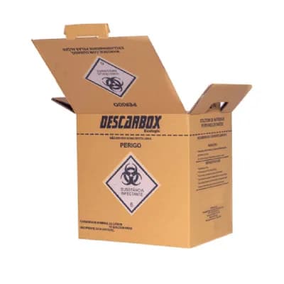 Coletor de Material Perfurocortante 7LT C/20 Pardo Ecologic