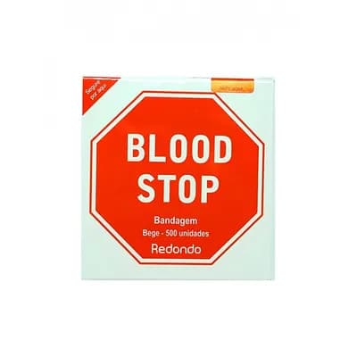 Blood Stop Bandagem Anti-séptica C/500 Unidades (Curativo Após Injeção) - Amp