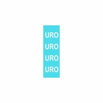 Fita Adesiva 1/4 URO Azul Médico / Branco