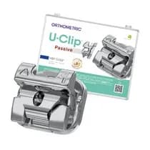 Braquete Metálico SLB Autoligado Passivo U-Clip 0.022 Kit 1 Caso Completo - Orthometric