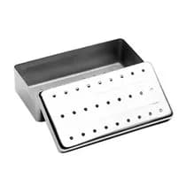 Estojo para Esterilização Inox 20x10x5cm Millenium Perfurado Autoclavável - Fava