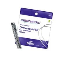 Arco de Aço CrNi Braided 8 Filamentos Retangular - Orthometric