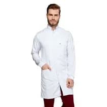 Jaleco Masculino Basic Branco - Dra. Cherie