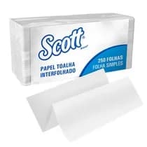 Papel Toalha Interfolhado Folha Simples - Scott®