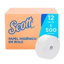 Papel Higiênico Folha Simples Rolo Jumbo - Scott®