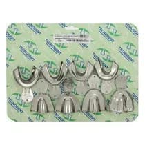 Moldeira Total Lisa Adulto em Inox - Tecnodent