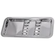 Bandeja para Esterilização Inox Lisa Autoclavável 22x9x1,5cm 6 Divisórias - Golgran GG