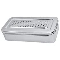 Estojo para Esterilização Inox Perfurado Autoclavável 35x16x8cm - Golgran GG