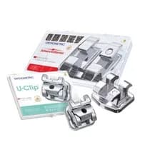 Kit Promocional Bráquete Metálico Advanced Roth 022 100 casos + 1 Kit Bráquete de Aço Autoligado U-Clip Roth 022 - Orthometric