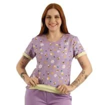 Blusa Scrub Feminina Dupla Face Abelhinhas - FunWork